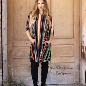 L&B Serape Dress w/Pockets
